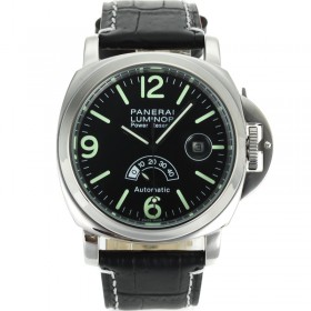 Panerai PAM028 Working Power Reserve Automatic With Black Dial